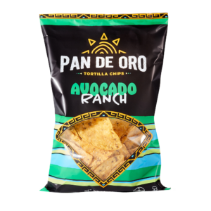Pan De Oro Avocado Ranch Tortilla Chips 7.5oz 12ct